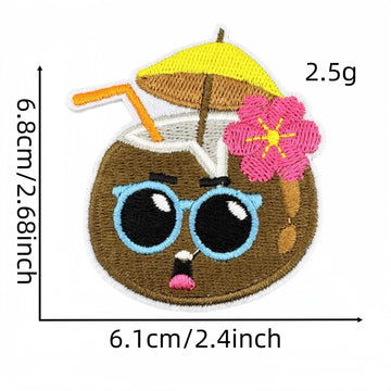 Coastal Summer Patches (Iron-On)