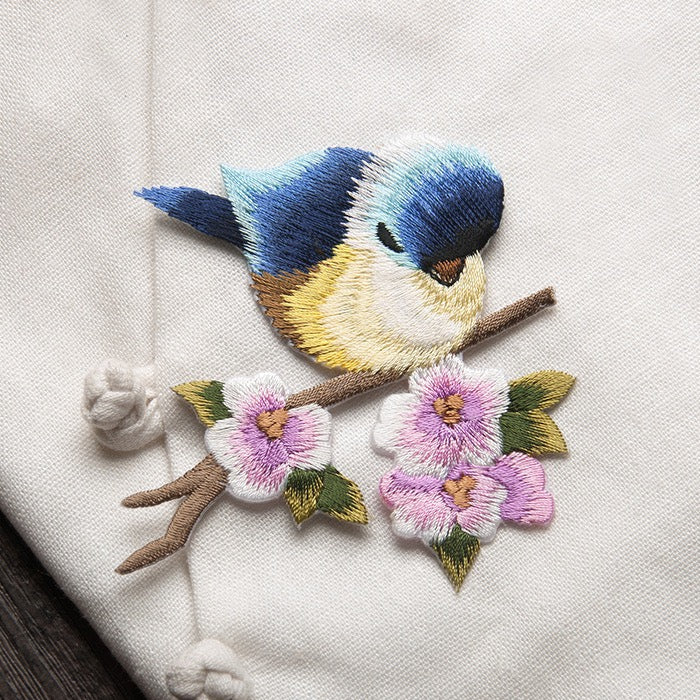 Vibrant Bird Patches (Iron-On)