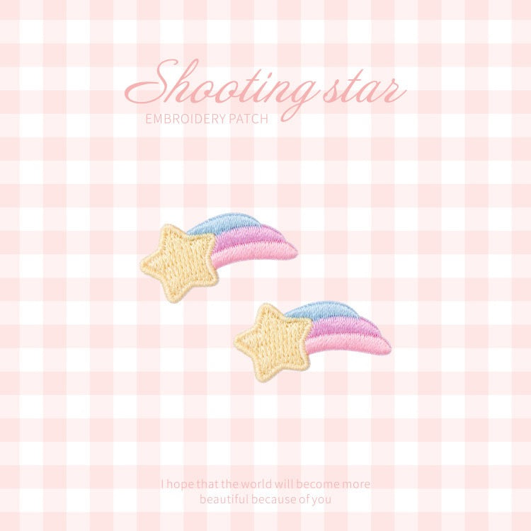 Dreamy Shooting Star Embroidered Patches - Multiple Designs Available - CheerCove