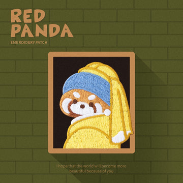 Funny Red Panda Embroidered Patches - Multiple Designs Available - CheerCove