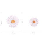 Multicolor Daisy Embroidered Patches - Multiple Designs Available - CheerCove