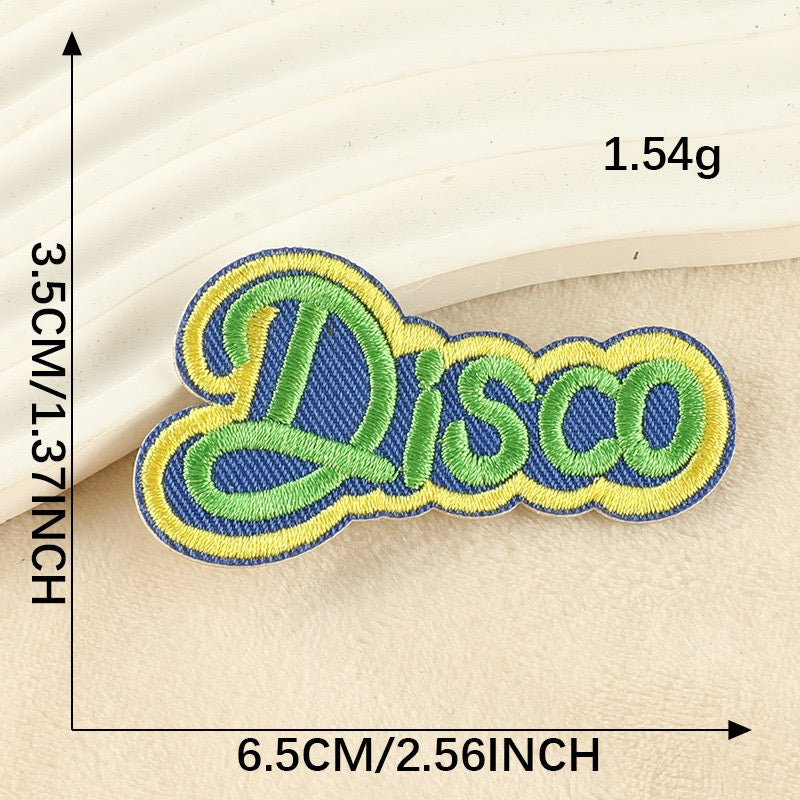Rainbow Words Embroidered Patches ① - Multiple Designs Available - CheerCove