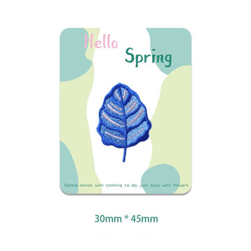 Botanical Leaf Embroidered Patches - Multiple Designs Available - CheerCove