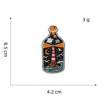 Retro Adventure Patches (Iron-On)