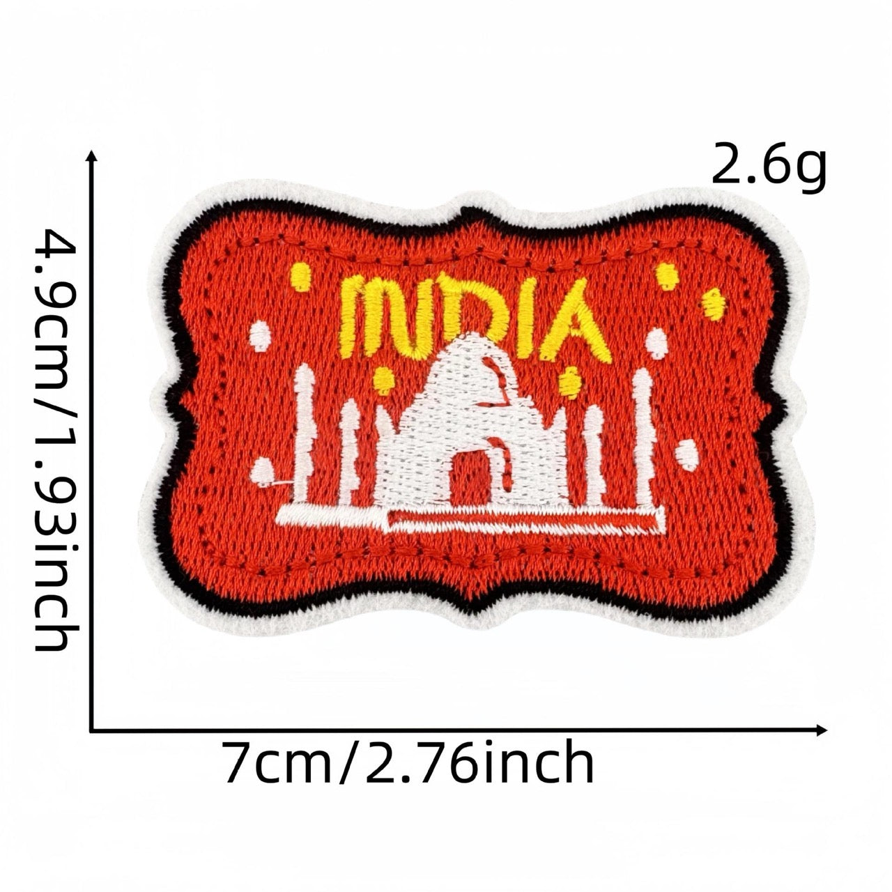 World Landmarks Patches (Iron-On)