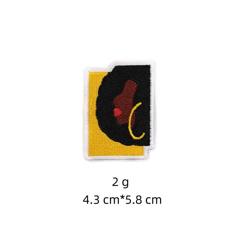 Fashion Girl ① Patches (Iron-On)