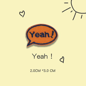 Exclamation Embroidered Patches - Multiple Designs Available - CheerCove