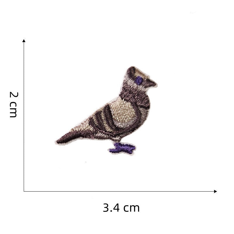 Dove and Bee Embroidered Patches - Multiple Designs Available - CheerCove