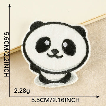 Chubby Panda Embroidered Patches - Multiple Designs Available - CheerCove