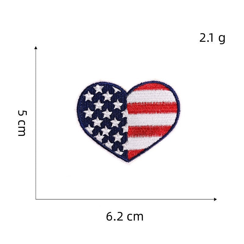 Stars & Stripes ② Patches (Iron-On)