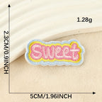 Rainbow Words Embroidered Patches ② - Multiple Designs Available - CheerCove