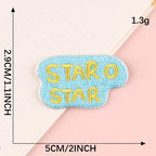 Minimalist Word Embroidered Patches ② - Multiple Designs Available - CheerCove