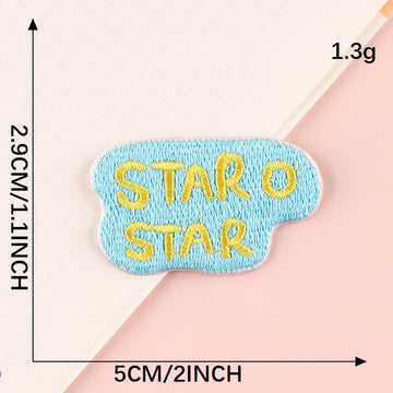 Minimalist Word Embroidered Patches ② - Multiple Designs Available - CheerCove