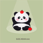 Adorable Panda Embroidered Patches - Multiple Designs Available - CheerCove