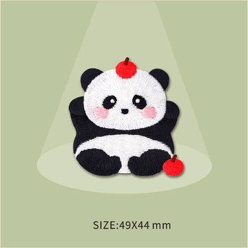 Adorable Panda Embroidered Patches - Multiple Designs Available - CheerCove