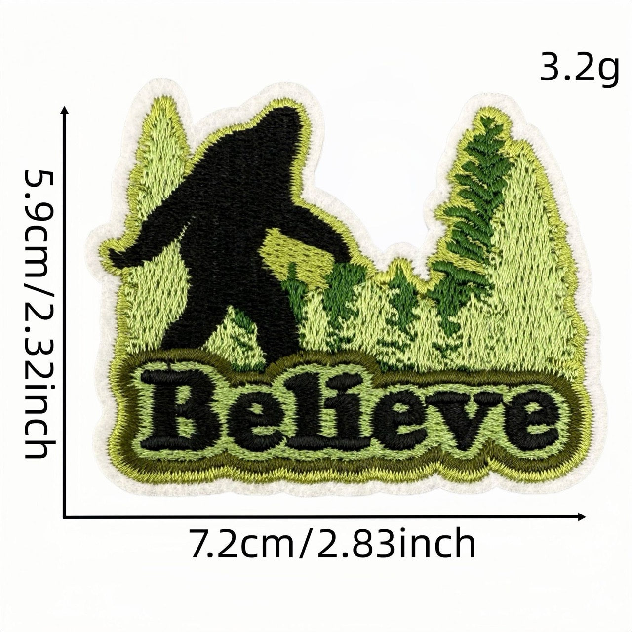 Gorilla ① Patches (Iron-On)