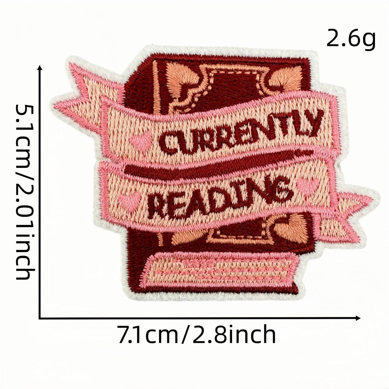Books Patches (Iron-On)