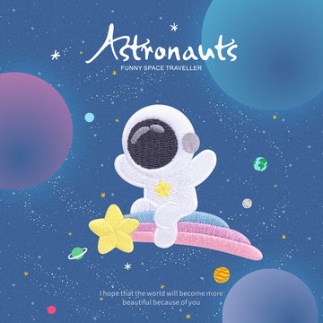 Astronauts Embroidered Patches - Multiple Designs Available - CheerCove