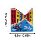 World City Landmarks Patches (Iron-On)