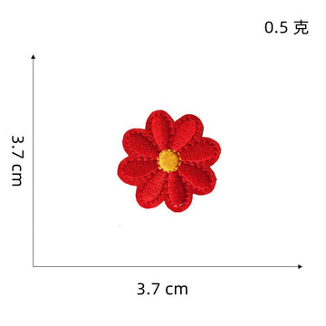 Colorful Daisies Patches (Iron-On)