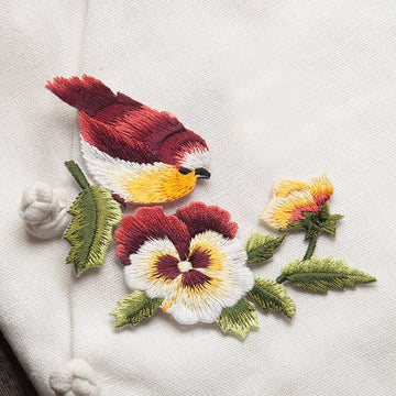 Vibrant Bird Patches (Iron-On)