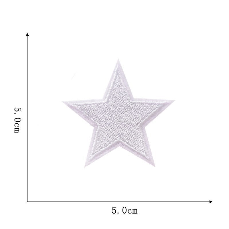 Colorful Stars Patches (Iron-On)