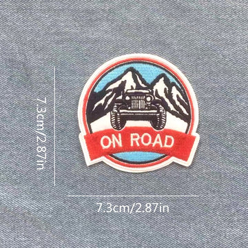 Mountain Hiker Patches (Iron-On)