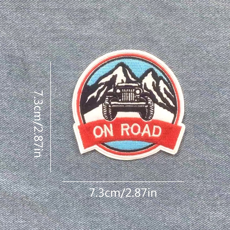 Mountain Hiker Patches (Iron-On)