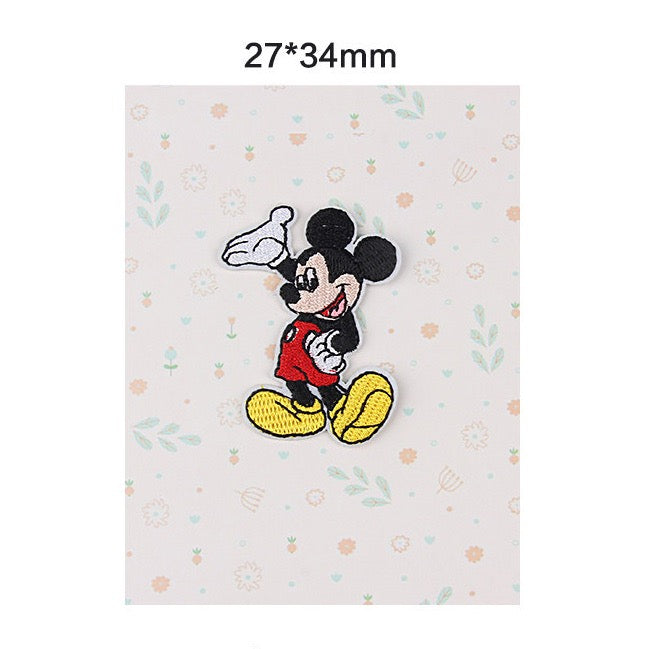 Classic Cartoon Mouse Patches (Iron-On)