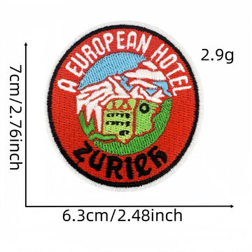 Iconic National Landscapes Patches (Iron-On)