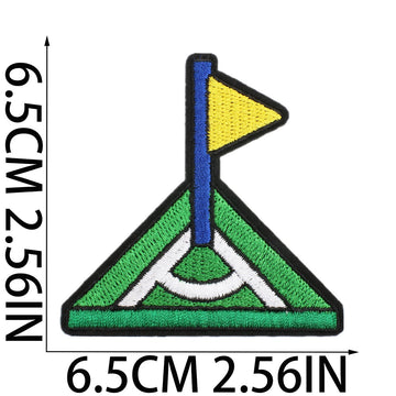 Game Day Football ① Patches (Iron-On) - CheerCove
