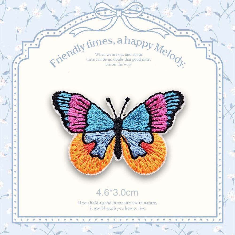 Spring Butterfly Patches (Stick-On)