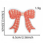 Pink Bow Patches (Iron-On)