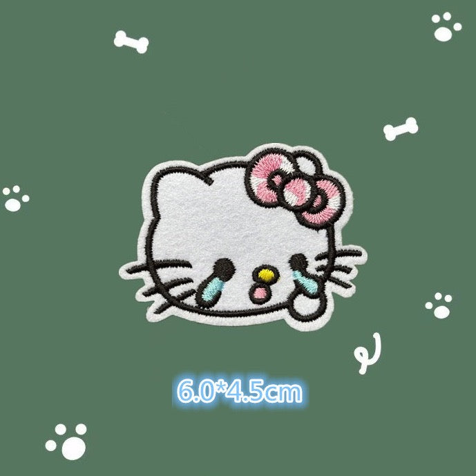 Bow-Tied Kitten Patches (Stick-On)