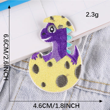 Dinosaur Embroidered Patches - Multiple Designs Available - CheerCove