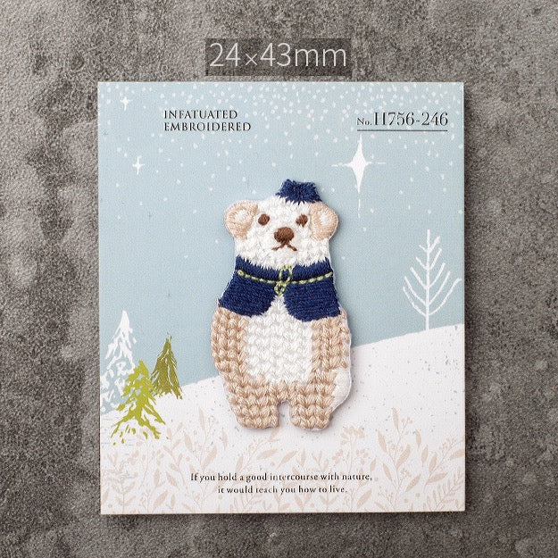 Funny Animals Patches (Iron-On)