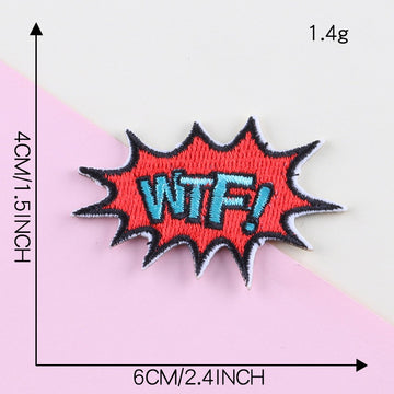 Sassy Phrases Embroidered Patches - Multiple Designs Available - CheerCove