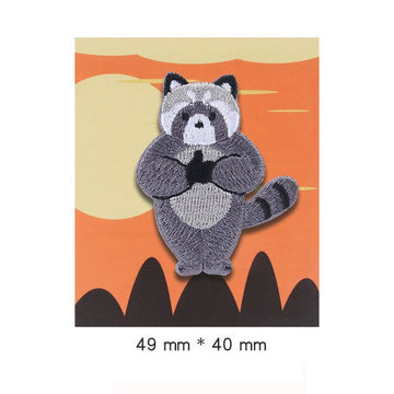 Kung Fu Raccoon Embroidered Patches - Multiple Designs Available - CheerCove