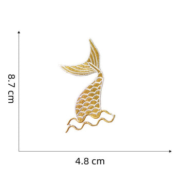 Mermaid Embroidered Patches - Multiple Designs Available - CheerCove