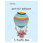 Love Hot Air Balloon Patches (Stick-On)