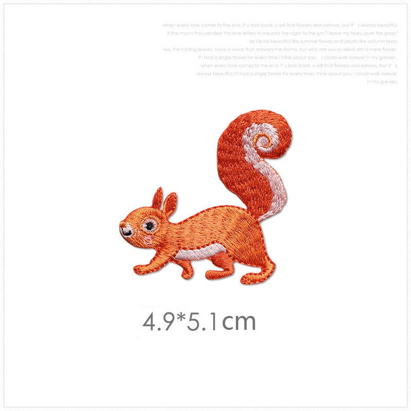 Squirrel  Patches(Stick-On)