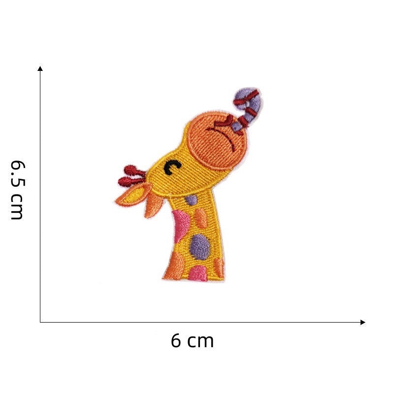 Giraffe Embroidered Patches - Multiple Designs Available - CheerCove