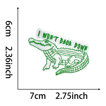 Crocodile Patches (Iron-On) - CheerCove