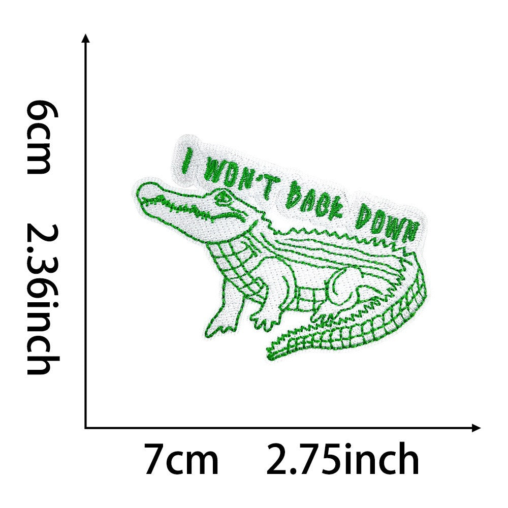 Crocodile Patches (Iron-On) - CheerCove