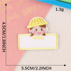 Write-On Name Embroidered Patches ① - Multiple Designs Available - CheerCove