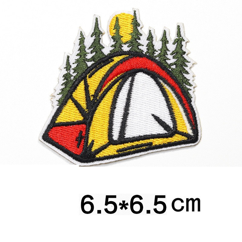 Camping Vibes Patches (Stick-On)