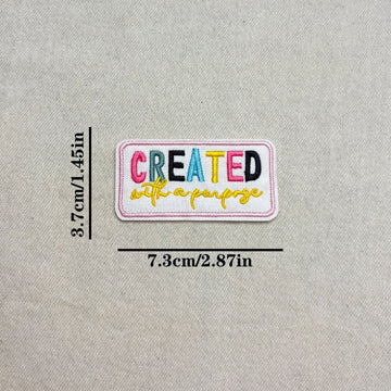 Inspirational Words Patches (Iron-On)