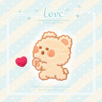Sweet Dream Rabbit and Bear Embroidered Patches - Multiple Designs Available - CheerCove