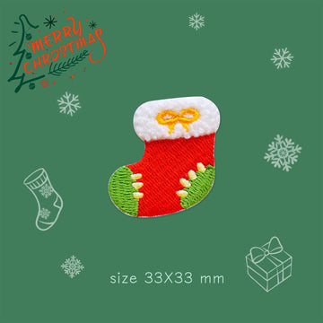 Marry Christmas Patches(Stick-On)