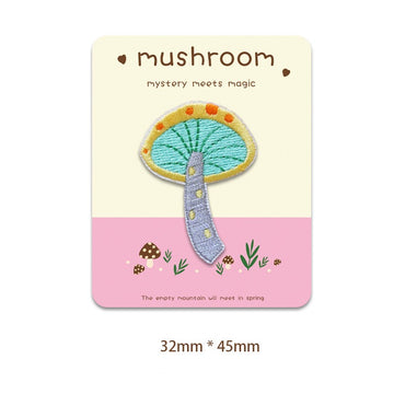 Colorful Mushroom Embroidered Patches - Multiple Designs Available - CheerCove